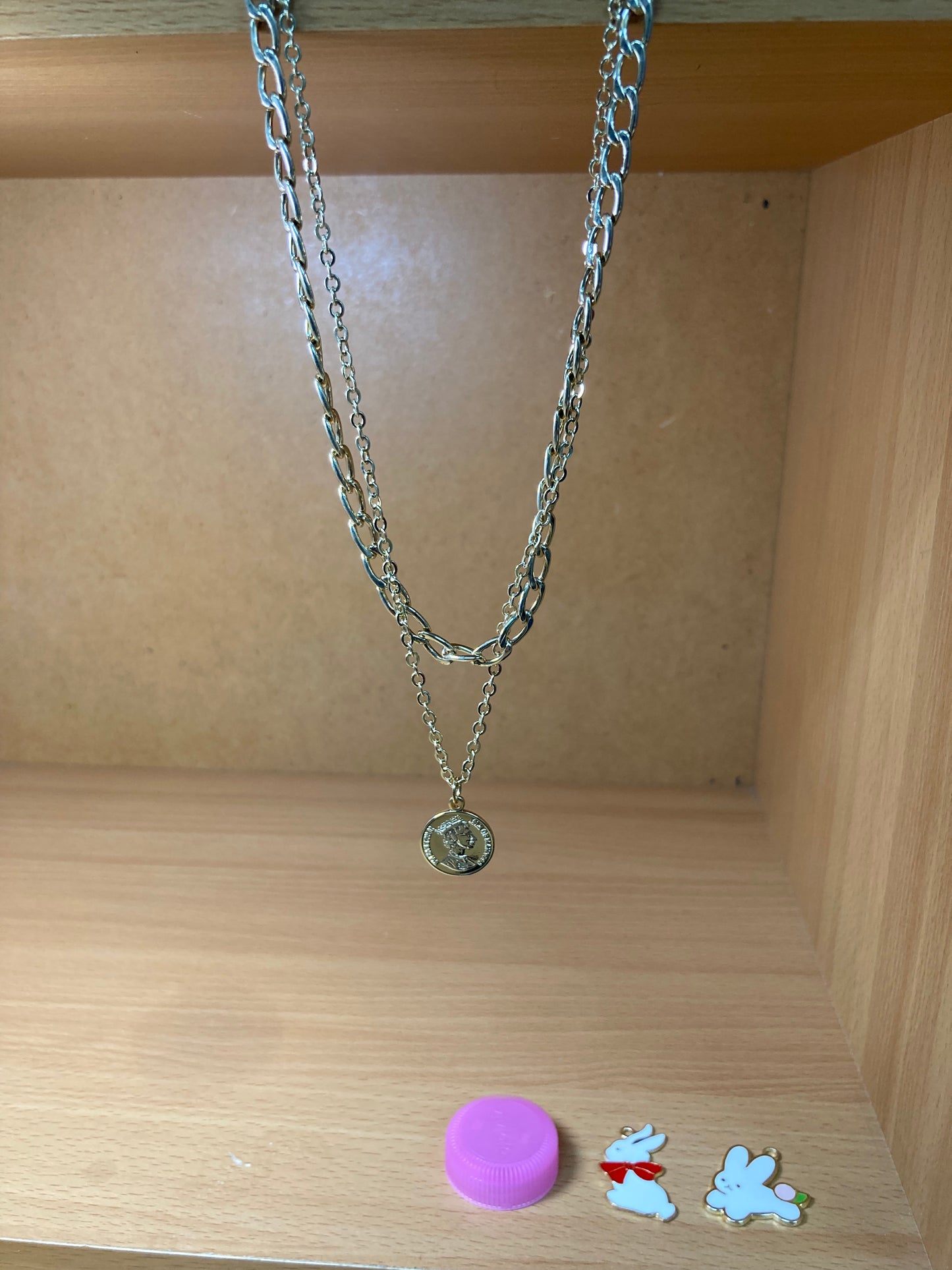 Tiny Treasures Seoul - Elizabeth Coin Layered Chain Necklace