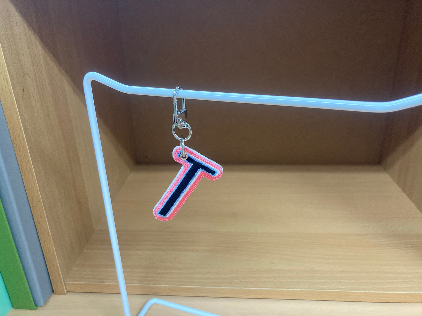 Tiny Treasures Seoul - Embroidered Initial T Bag Charm 18