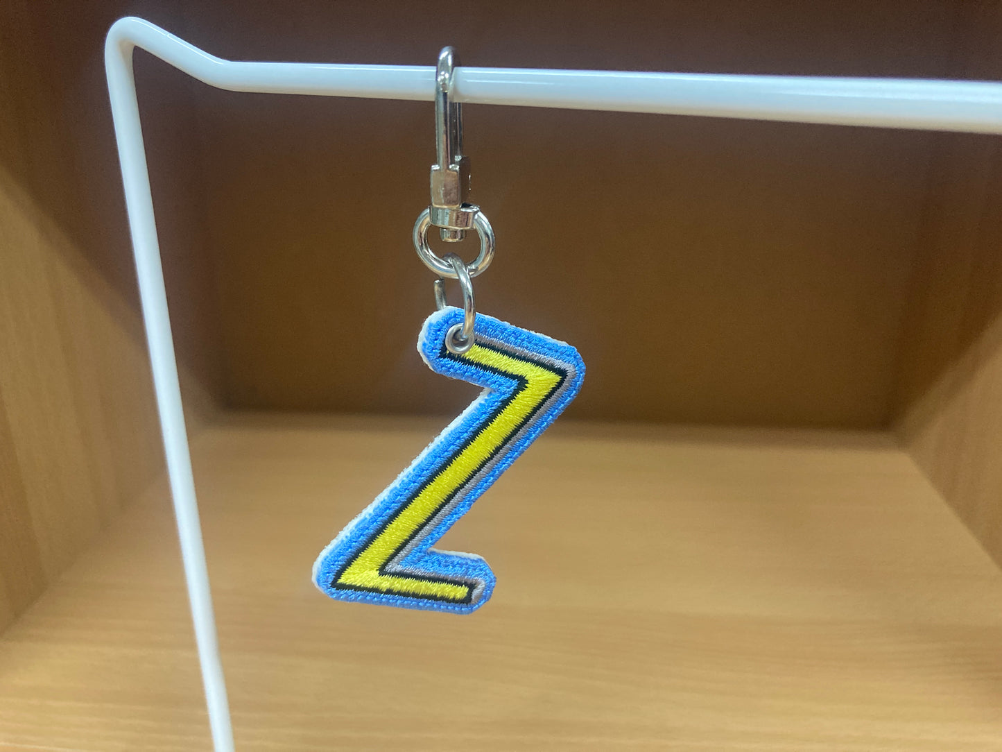Tiny Treasures Seoul - Embroidered Initial Z Bag Charm 9