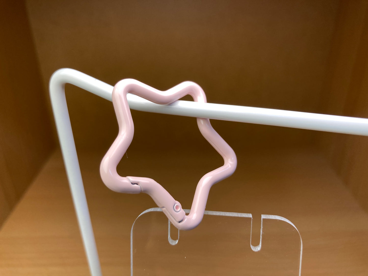 Tiny Treasures Seoul - Light Pink Star Shape Holder Key Ring