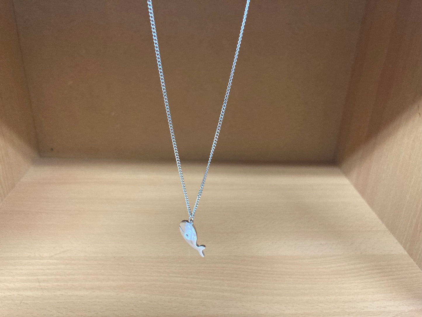 Minimal Whale Surgical Steel Necklace
