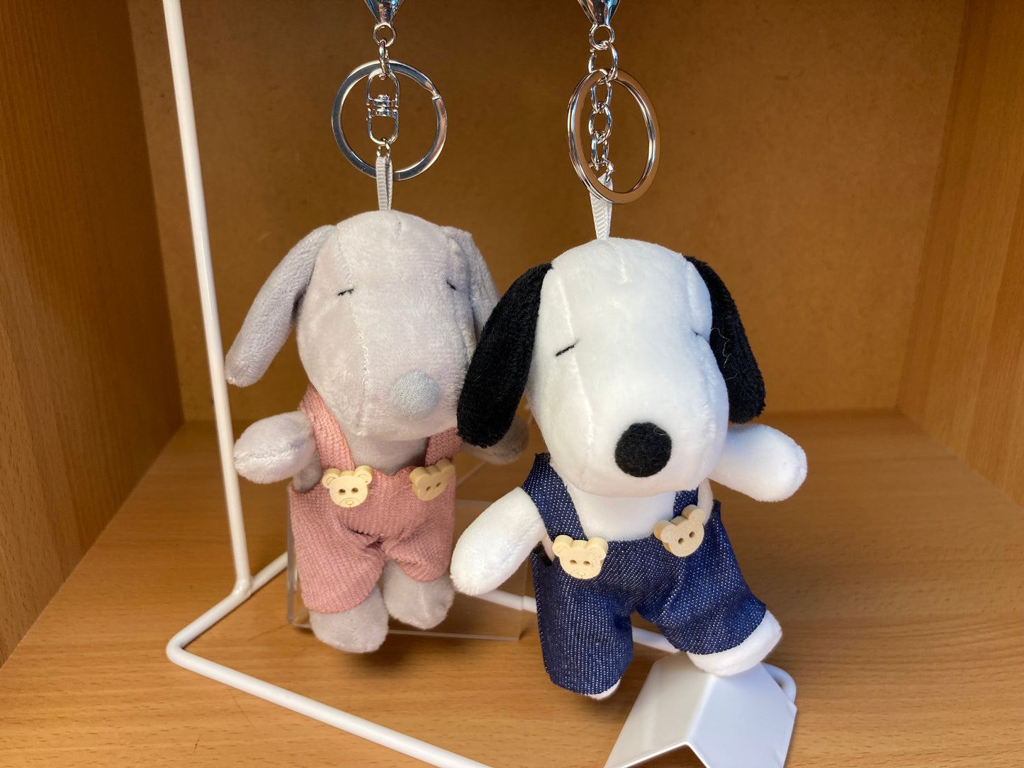 Tiny Treasures Seoul - Pink Snoopy Plush Bag Charm Key Chain