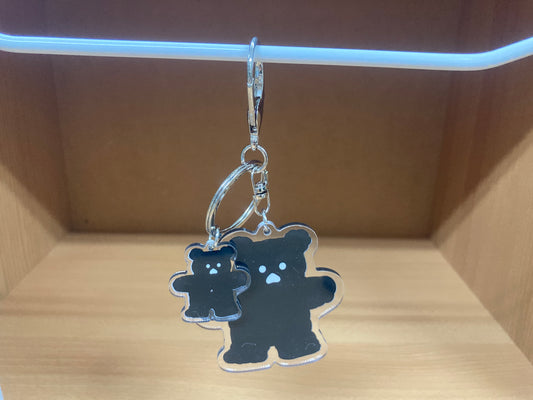 Tiny Treasures Seoul - Black Bear Acrylic Keychain 11
