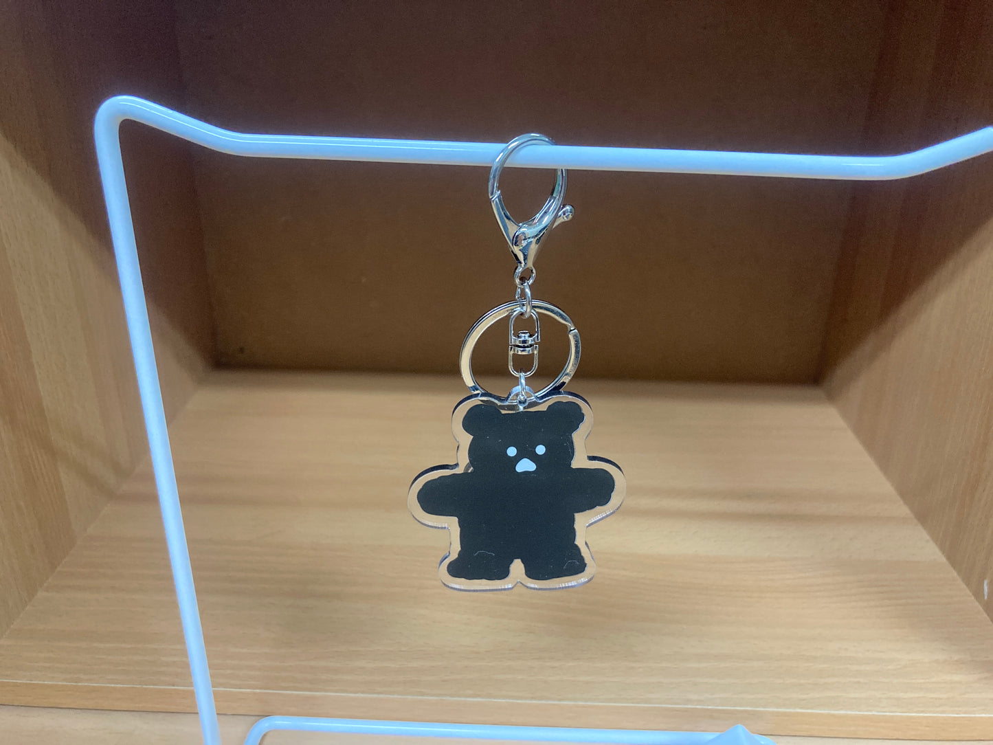 Tiny Treasures Seoul - Black Bear Acrylic Keychain 9