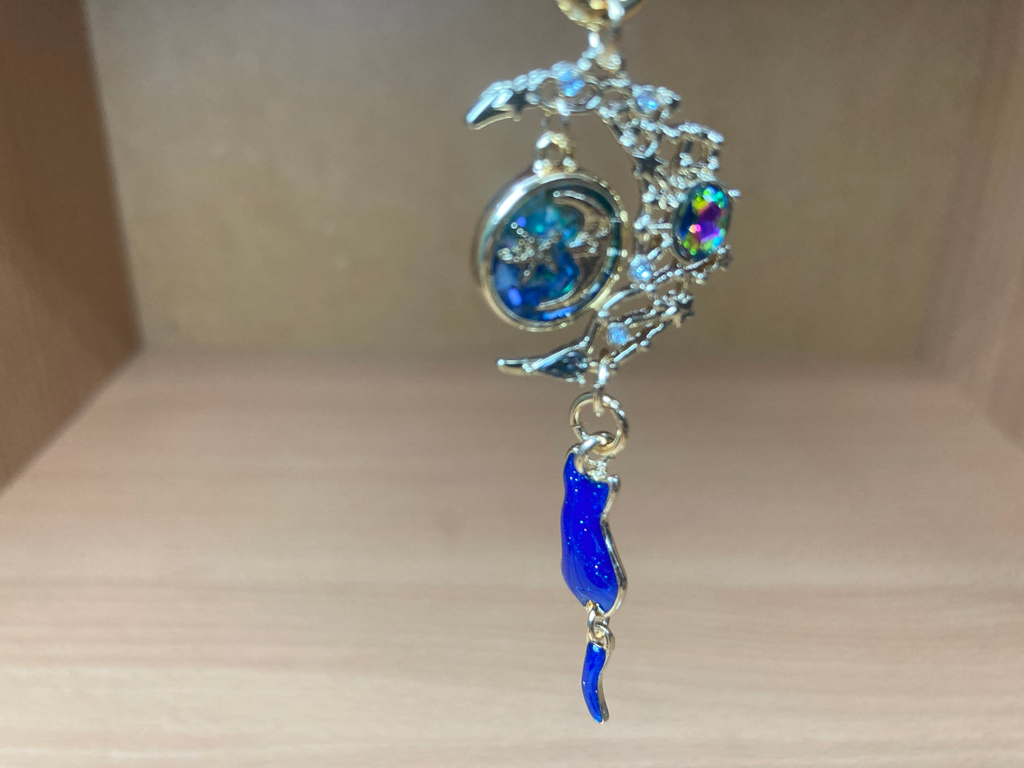 Tiny Treasures Seoul - Blue Cat Moon Bag Charm 2