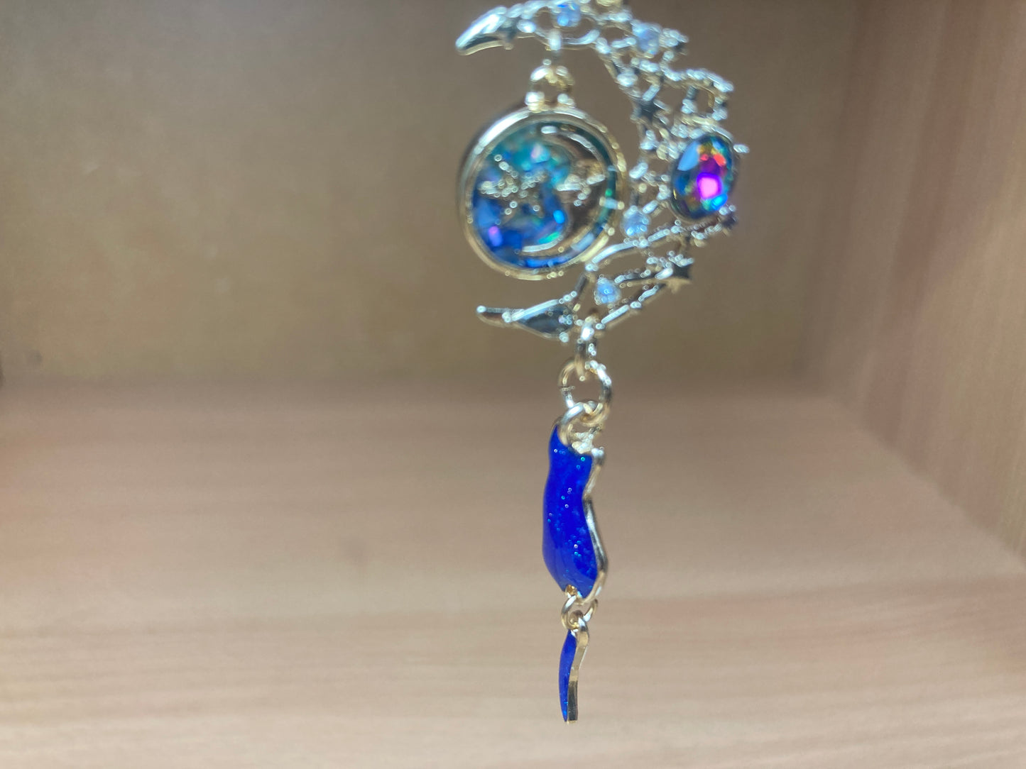 Tiny Treasures Seoul - Blue Cat Moon Bag Charm 11