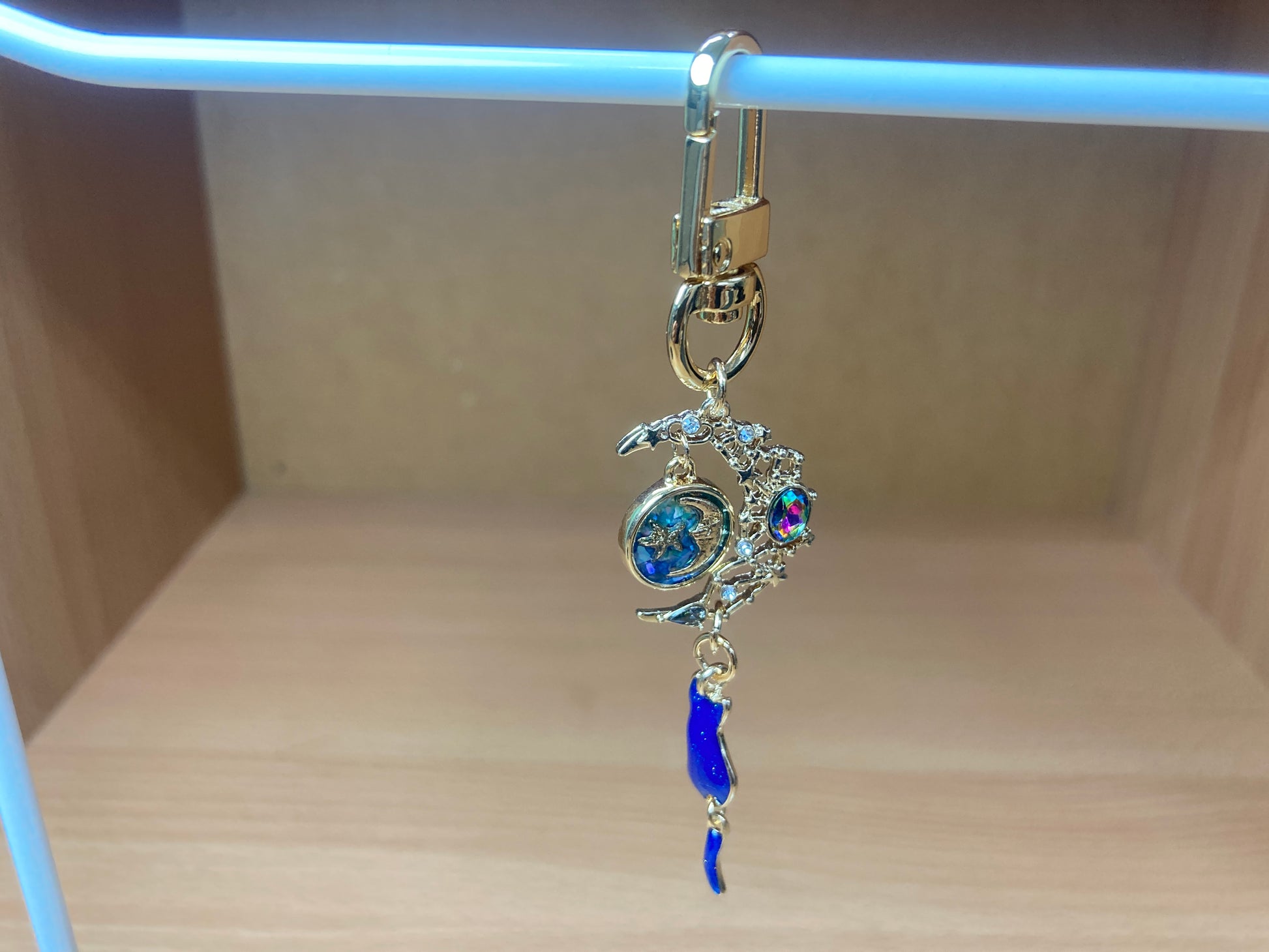 Tiny Treasures Seoul - Blue Cat Moon Bag Charm 16