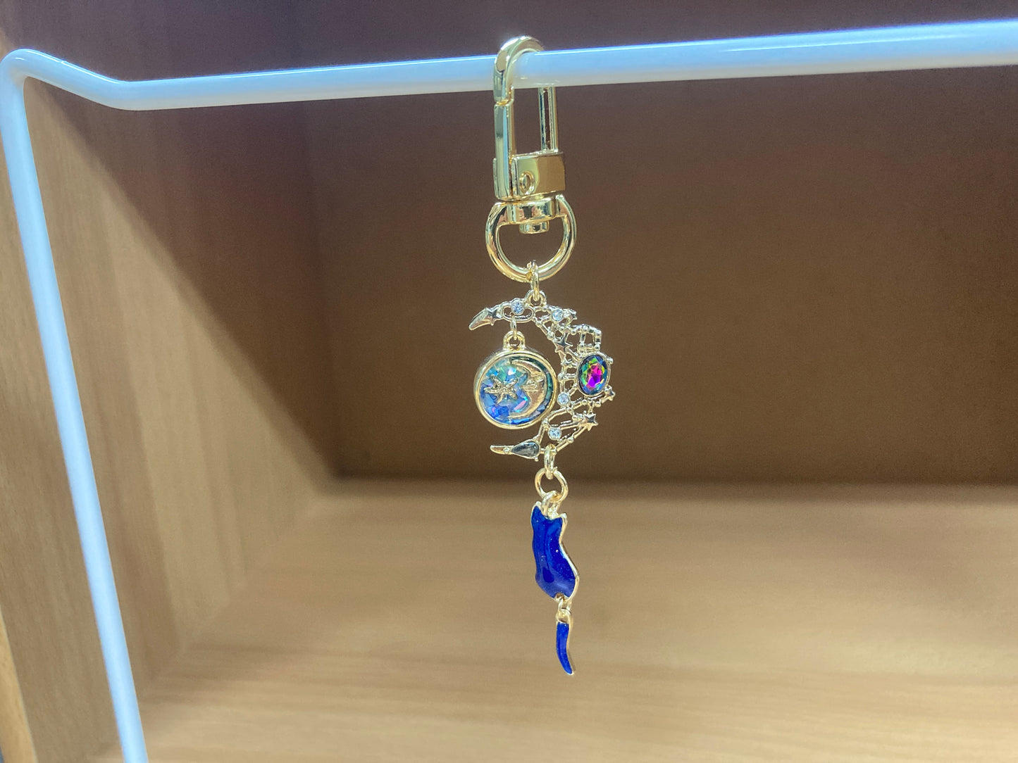 Tiny Treasures Seoul - Blue Cat Moon Bag Charm 17