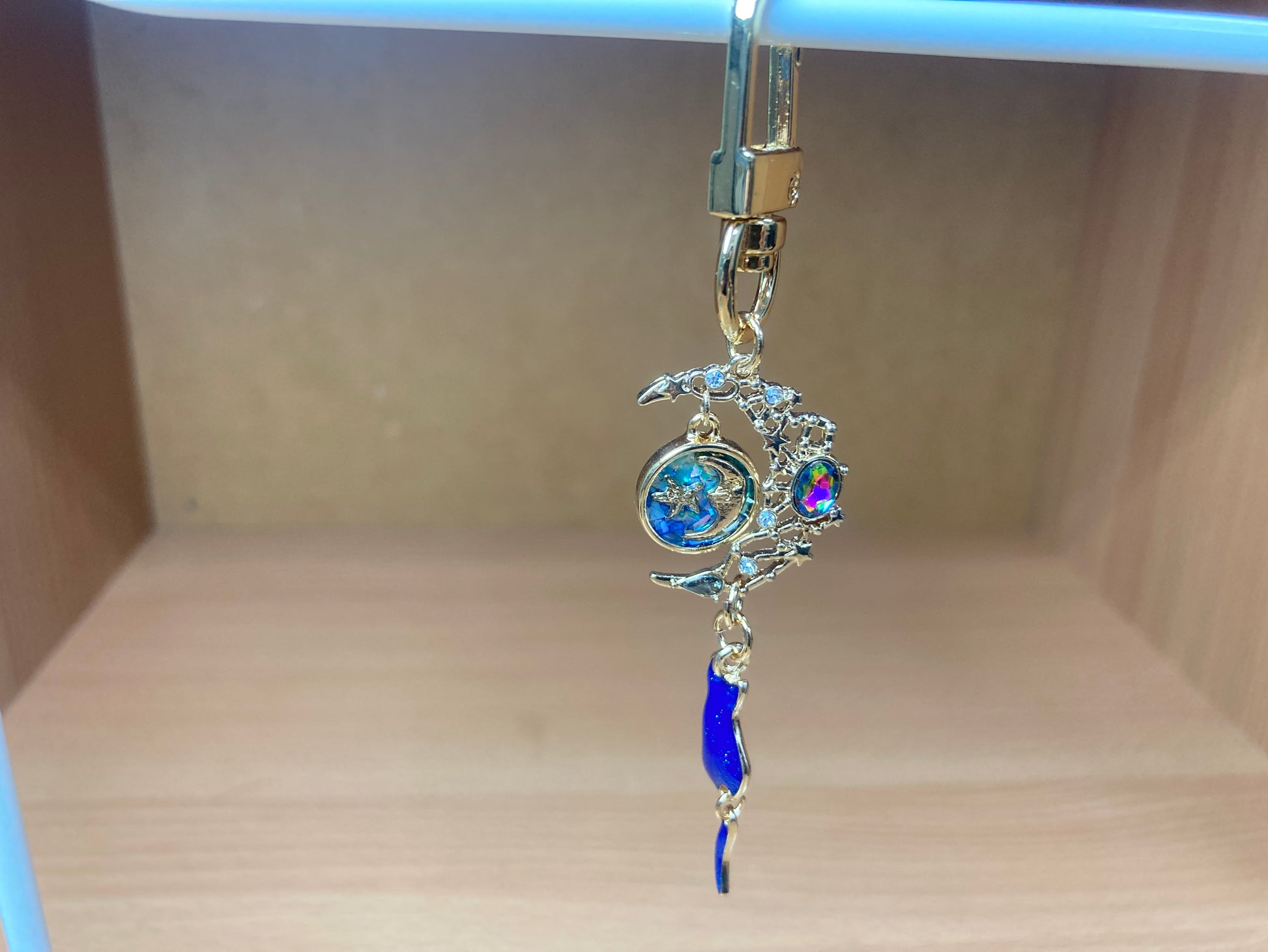 Tiny Treasures Seoul - Blue Cat Moon Bag Charm 18