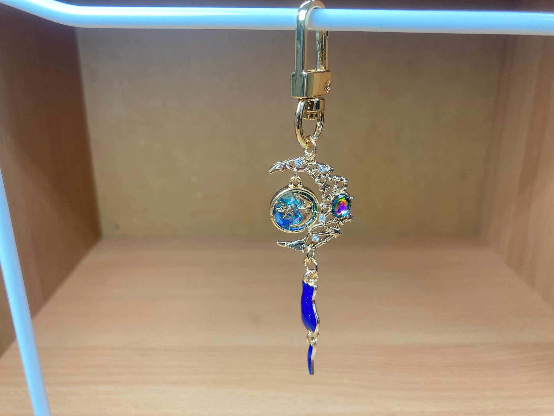 Tiny Treasures Seoul - Blue Cat Moon Bag Charm 7