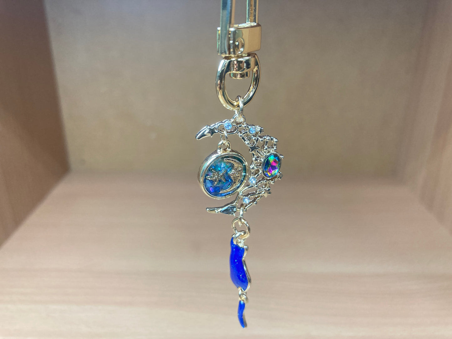 Tiny Treasures Seoul - Blue Cat Moon Bag Charm 9