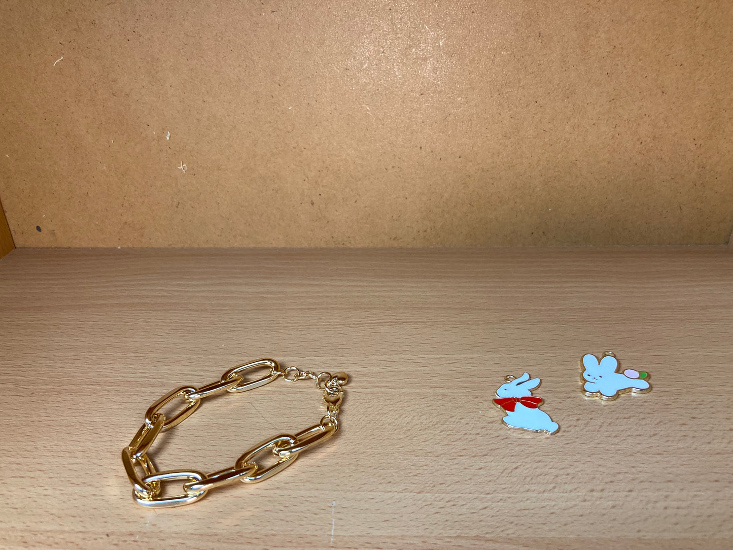 Bold Paperclip Necklace & Bracelet Set