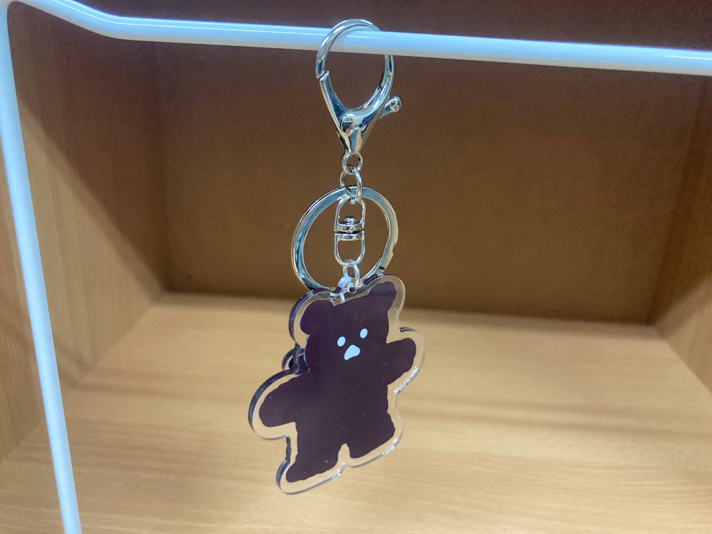 Tiny Treasures Seoul - Brown Bear Acrylic Keychain 13