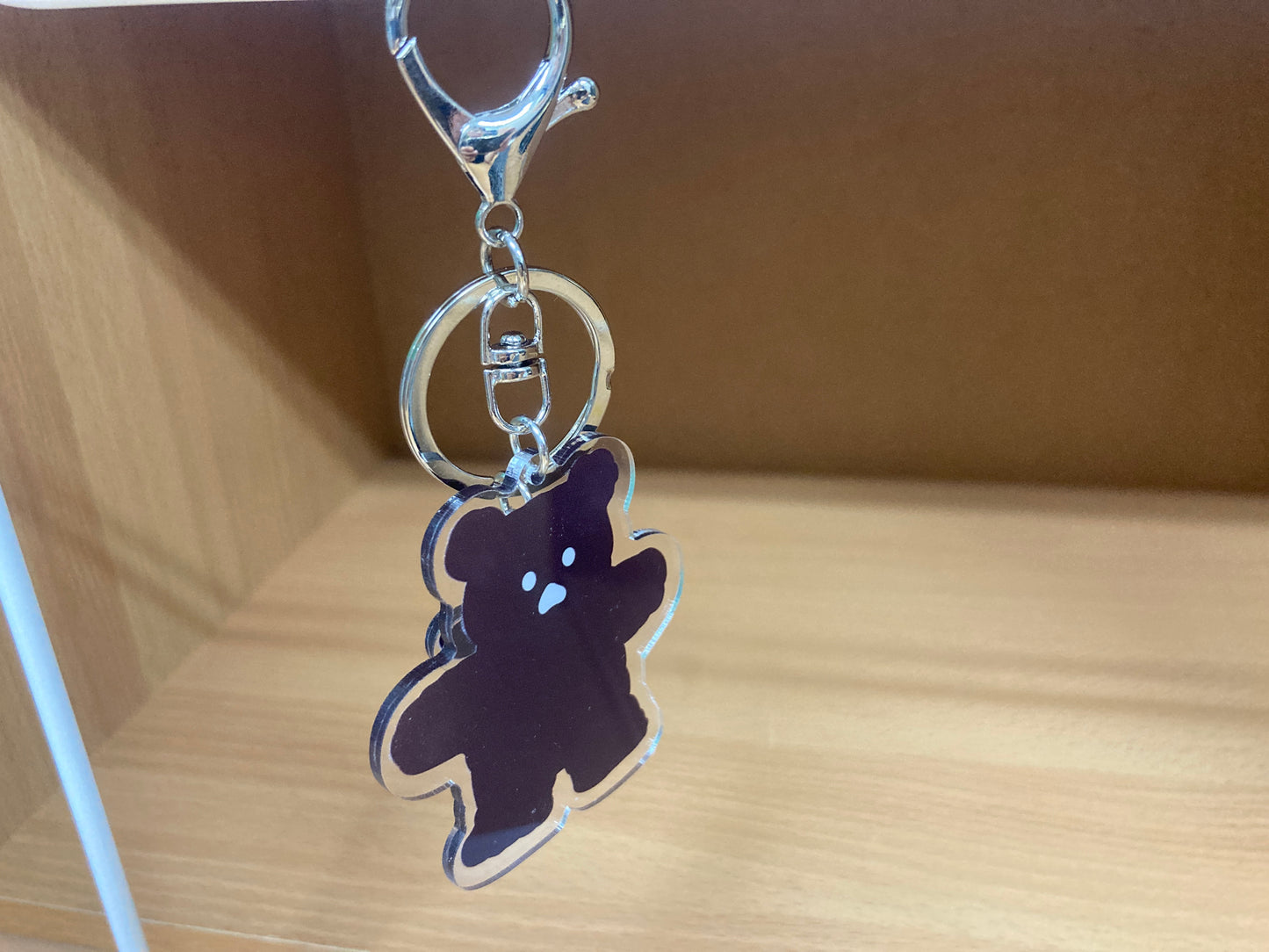 Tiny Treasures Seoul - Brown Bear Acrylic Keychain 2