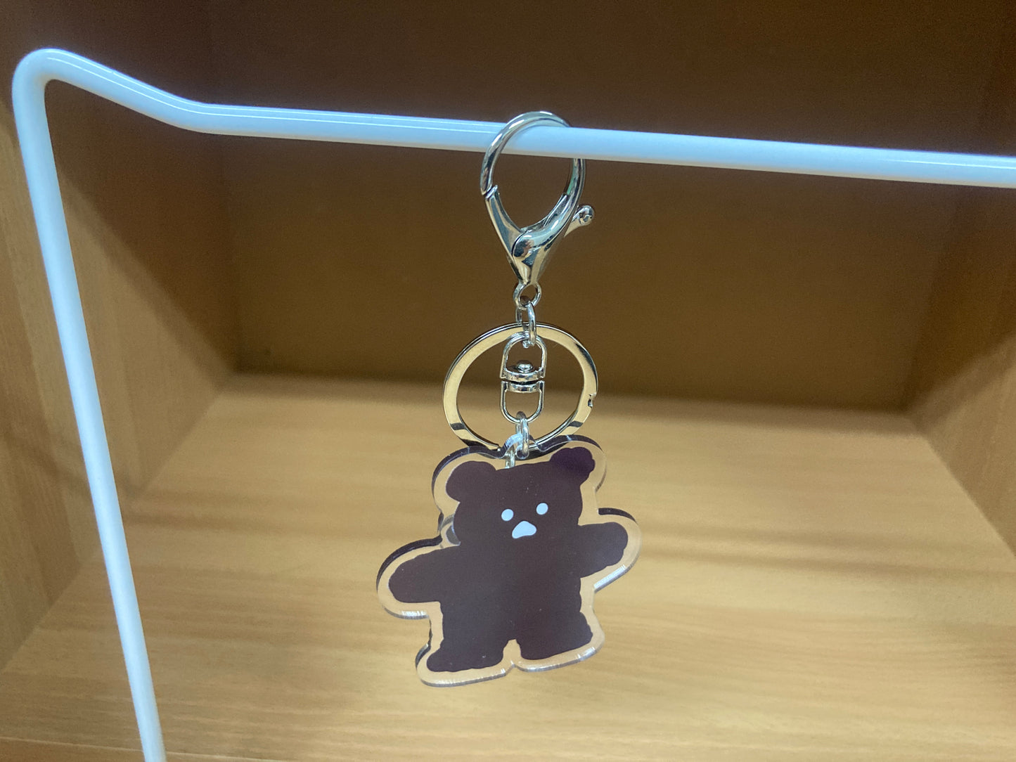 Tiny Treasures Seoul - Brown Bear Acrylic Keychain 8