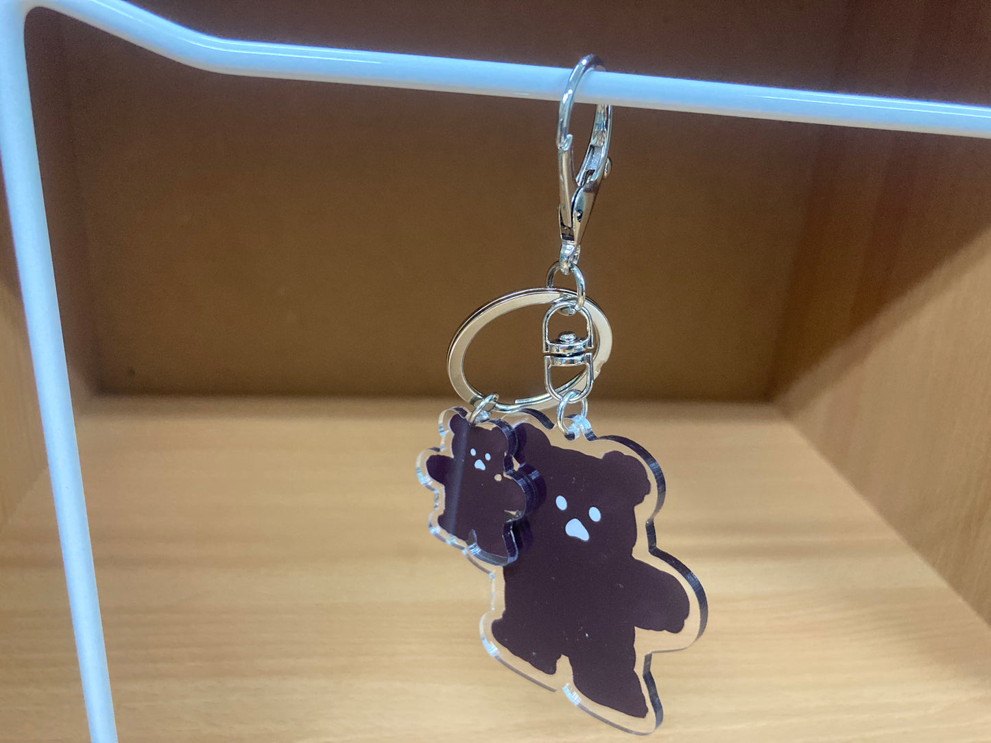 Tiny Treasures Seoul - Brown Bear Acrylic Keychain 9