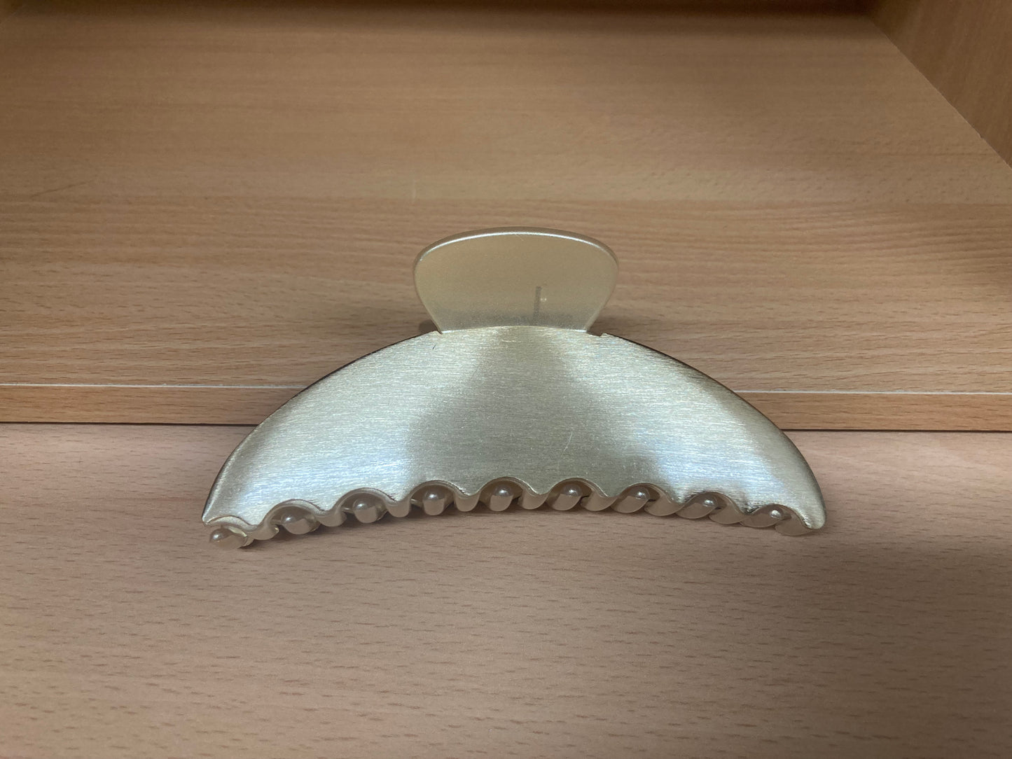 Tiny Treasures Seoul - Brushed Gold Half Moon Hair Claw
