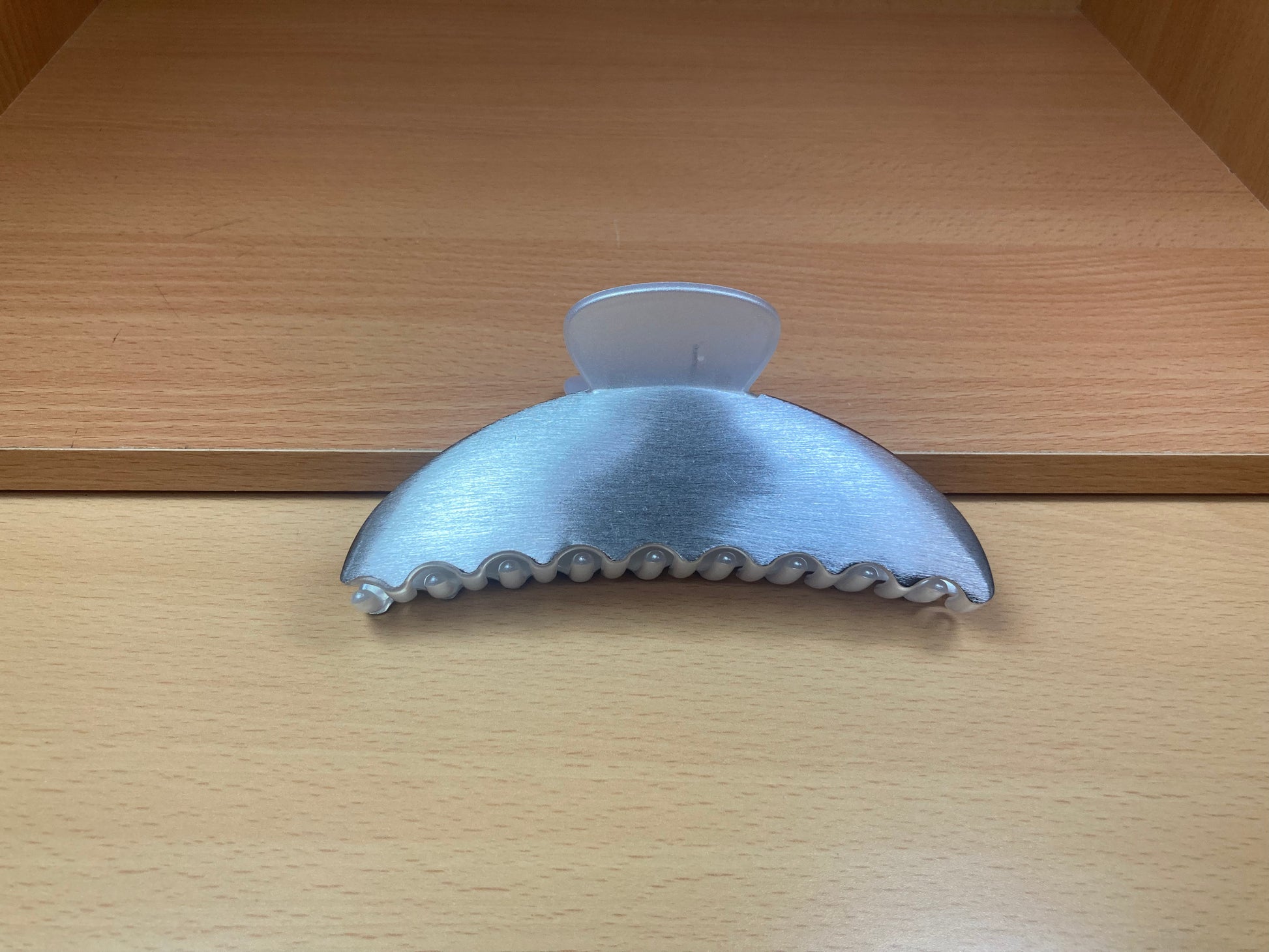 Tiny Treasures Seoul - Brushed Silver Half Moon Hair Claw