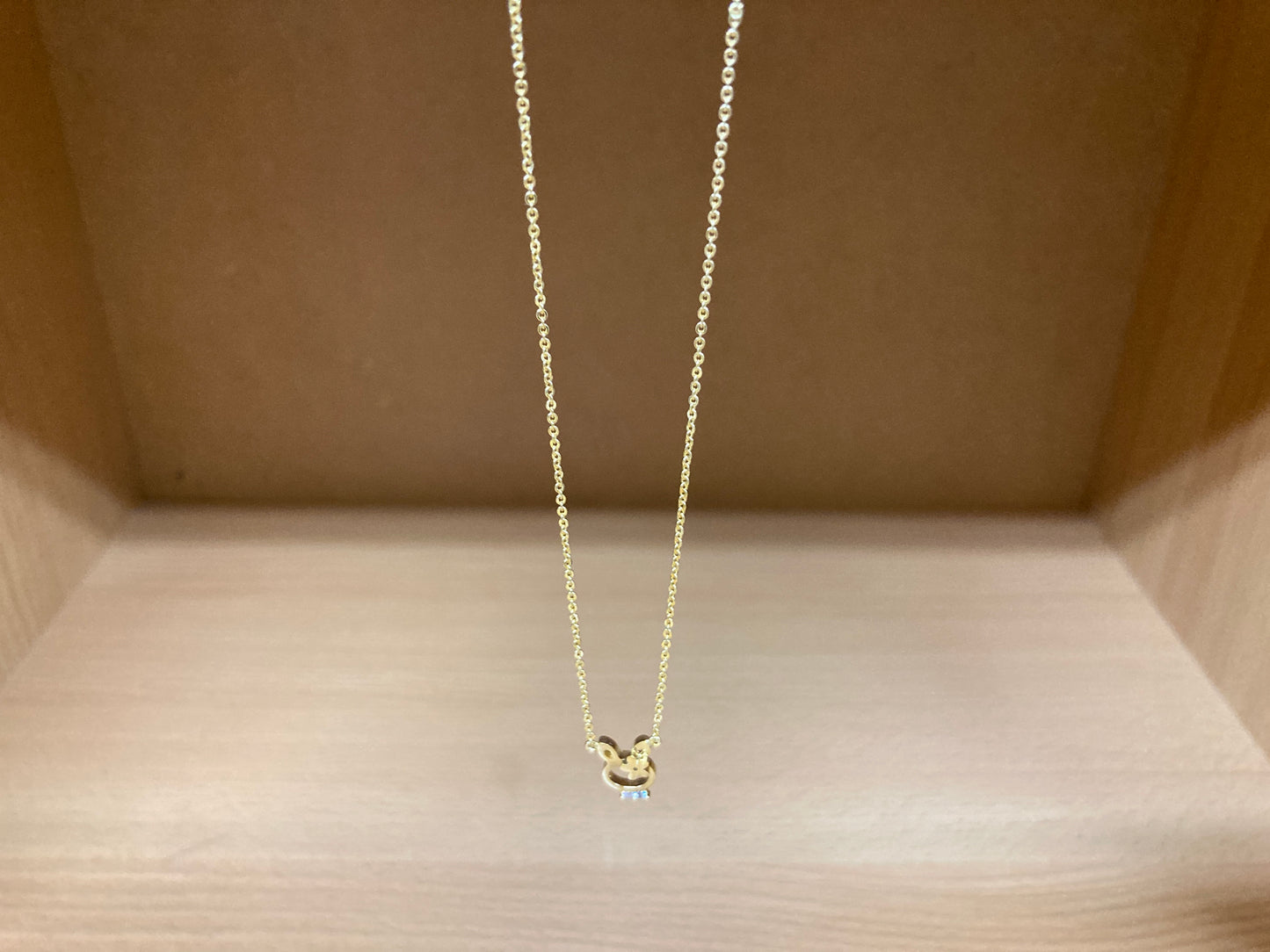 Tiny Treasures Seoul - Bunny Necklace (Gold) 5