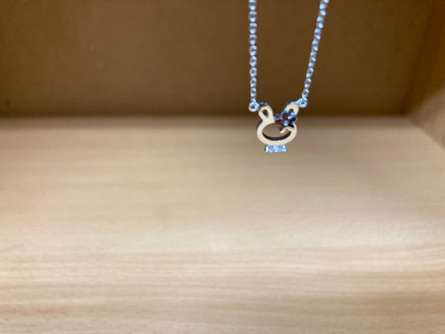 Tiny Treasures Seoul - Bunny Necklace (Silver) 2