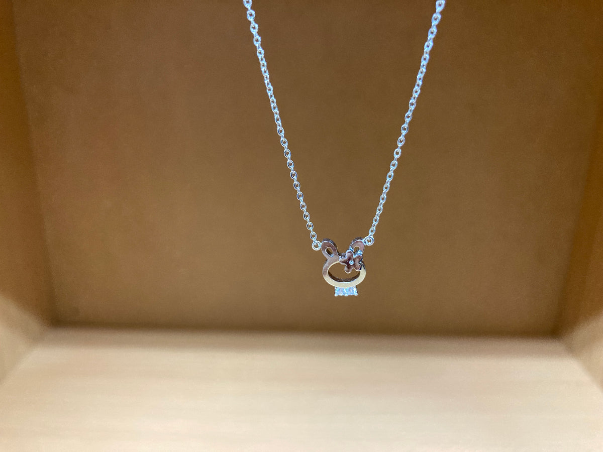 Tiny Treasures Seoul - Bunny Necklace (Silver) 4