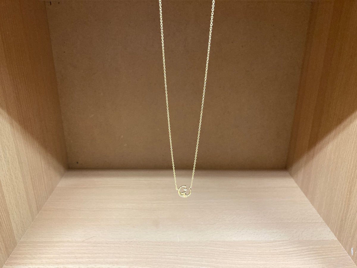 Tiny Treasures Seoul - Bunny Under the Star Necklace (Gold) 12