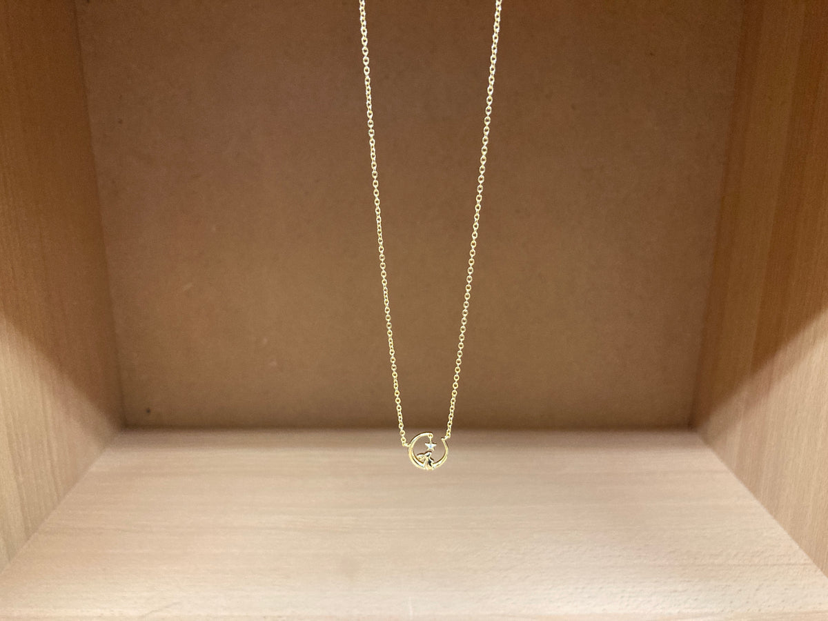 Tiny Treasures Seoul - Bunny Under the Star Necklace (Gold) 7