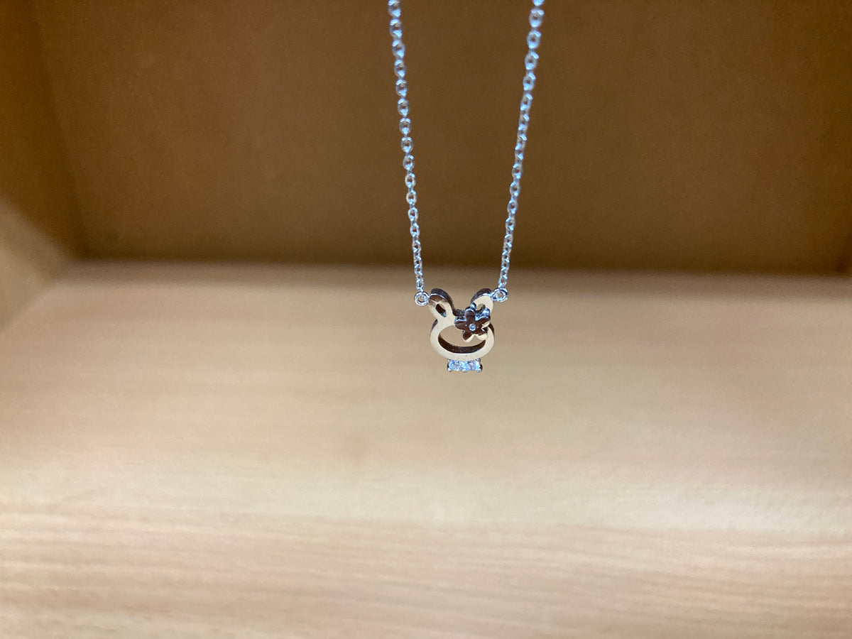 Tiny Treasures Seoul - Bunny Necklace (Silver) 10