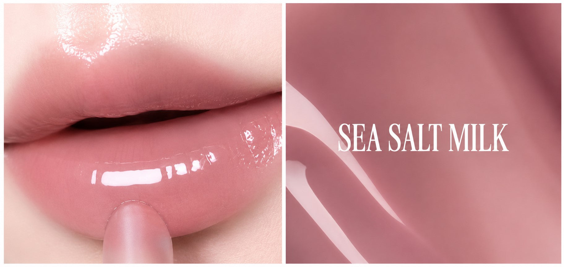Tiny Treasures Seoul - CLIO Glaze Lip Serum with Ribbon Keyring (007 Sea Salt Milk) Color