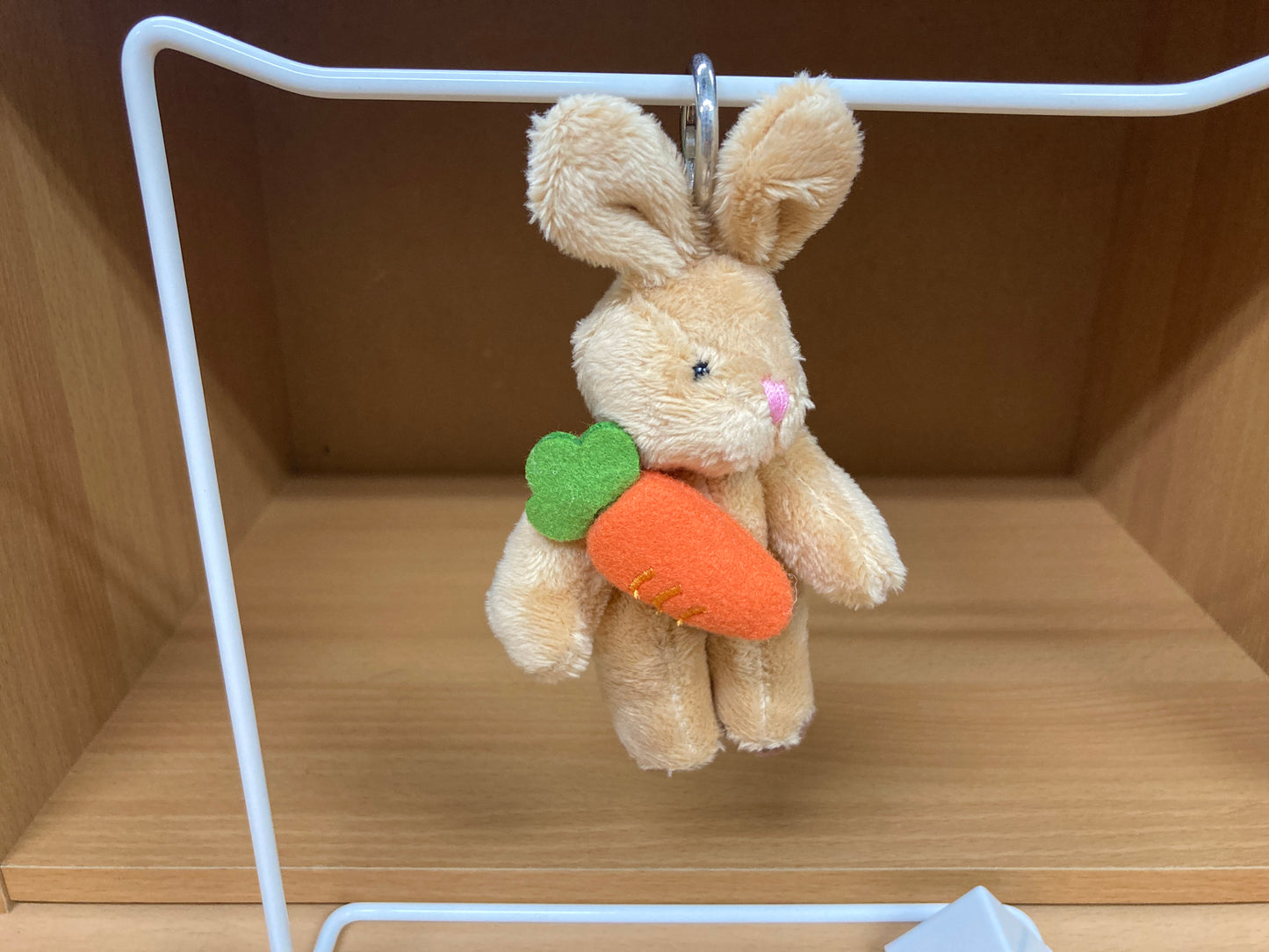 Tiny Treasures Seoul - Carrot Bunny Plush Bag Charm View