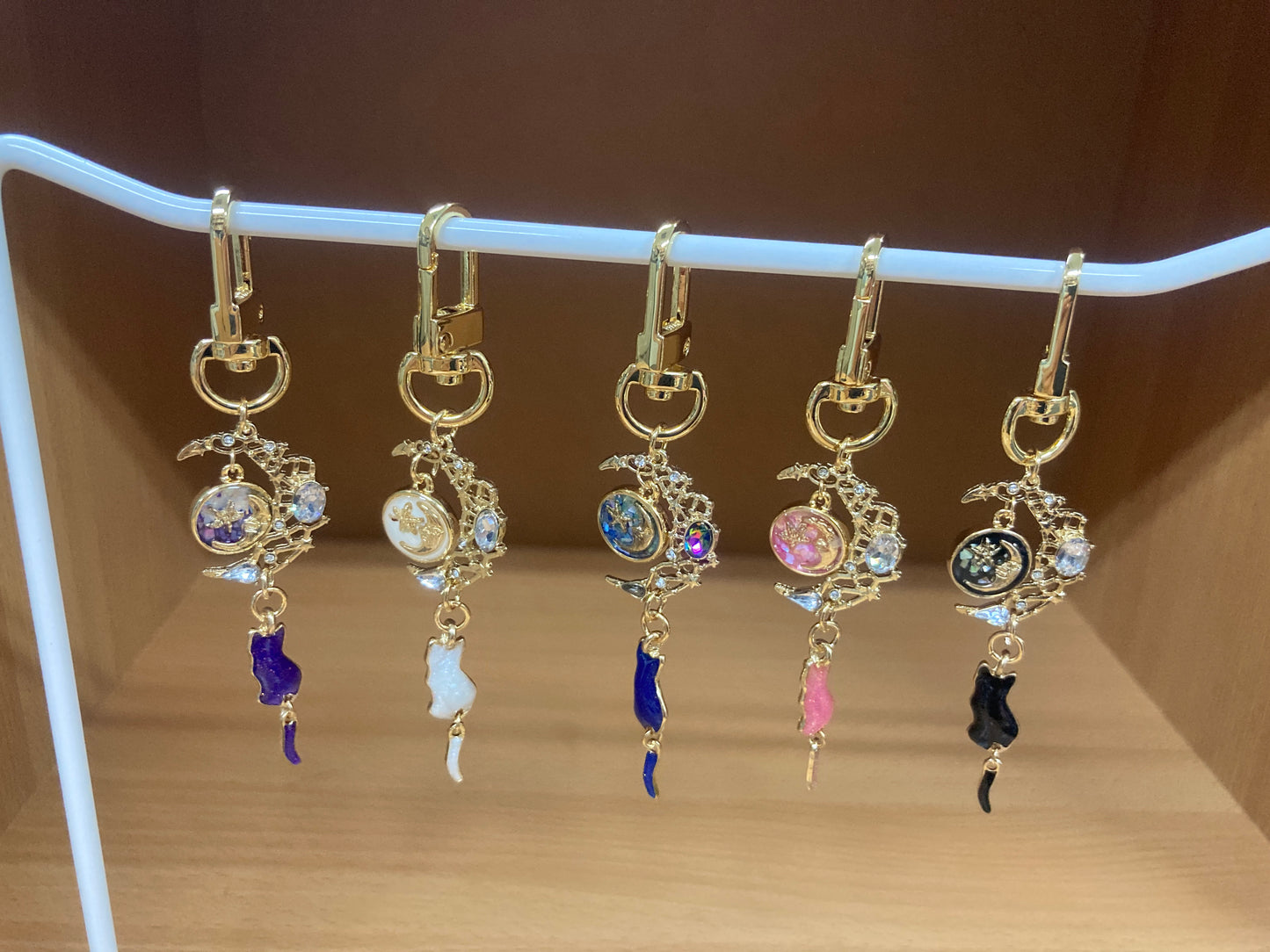 Tiny Treasures Seoul - Cat Moon Bag Charm