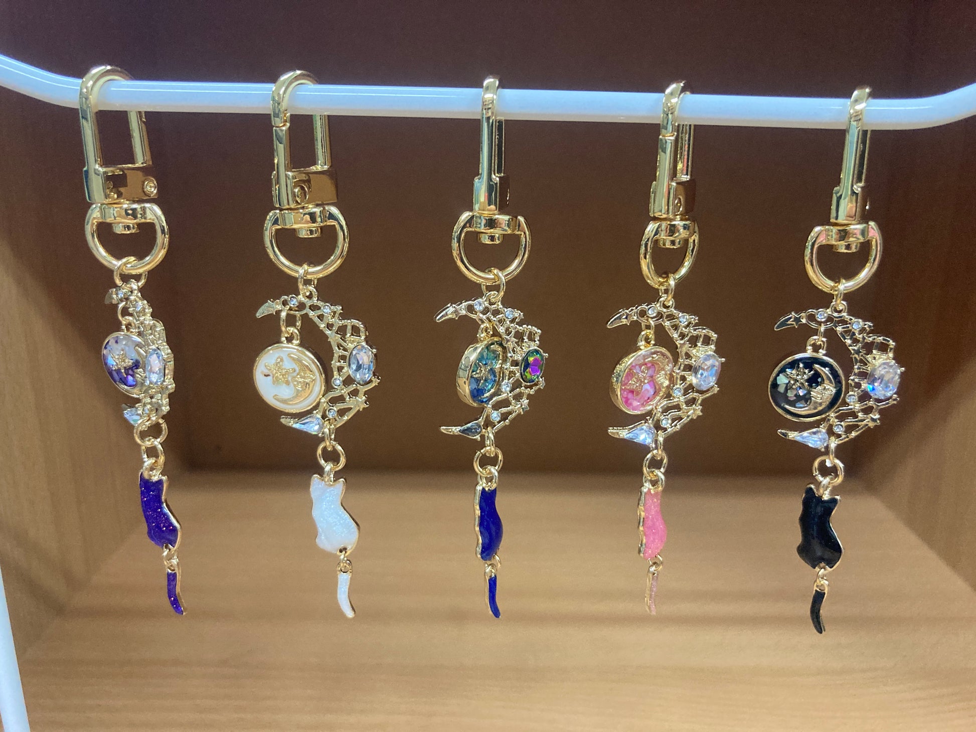 Tiny Treasures Seoul - Cat Moon Bag Charm 2