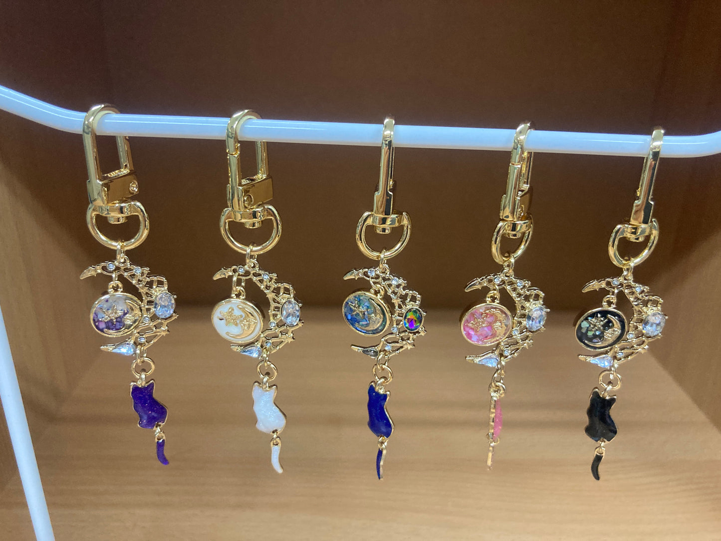 Tiny Treasures Seoul - Cat Moon Bag Charm 4