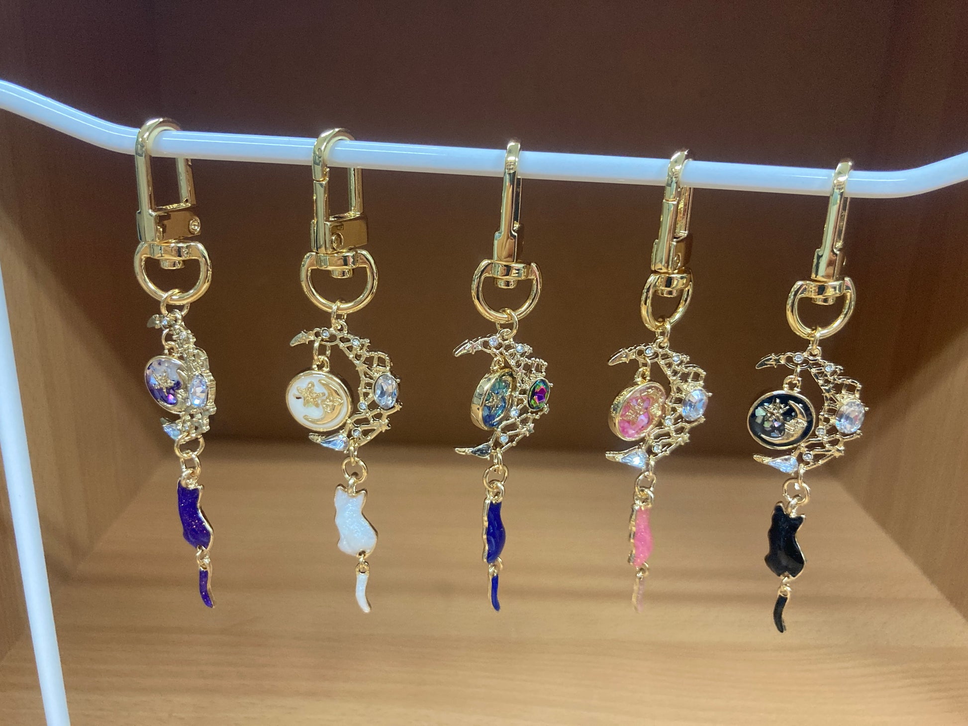 Tiny Treasures Seoul - Cat Moon Bag Charm 5