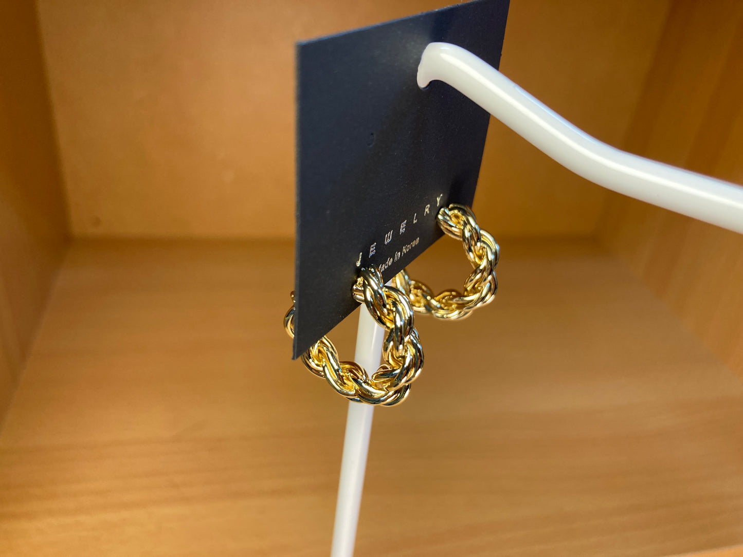 Chunky Rope Hoop Earrings