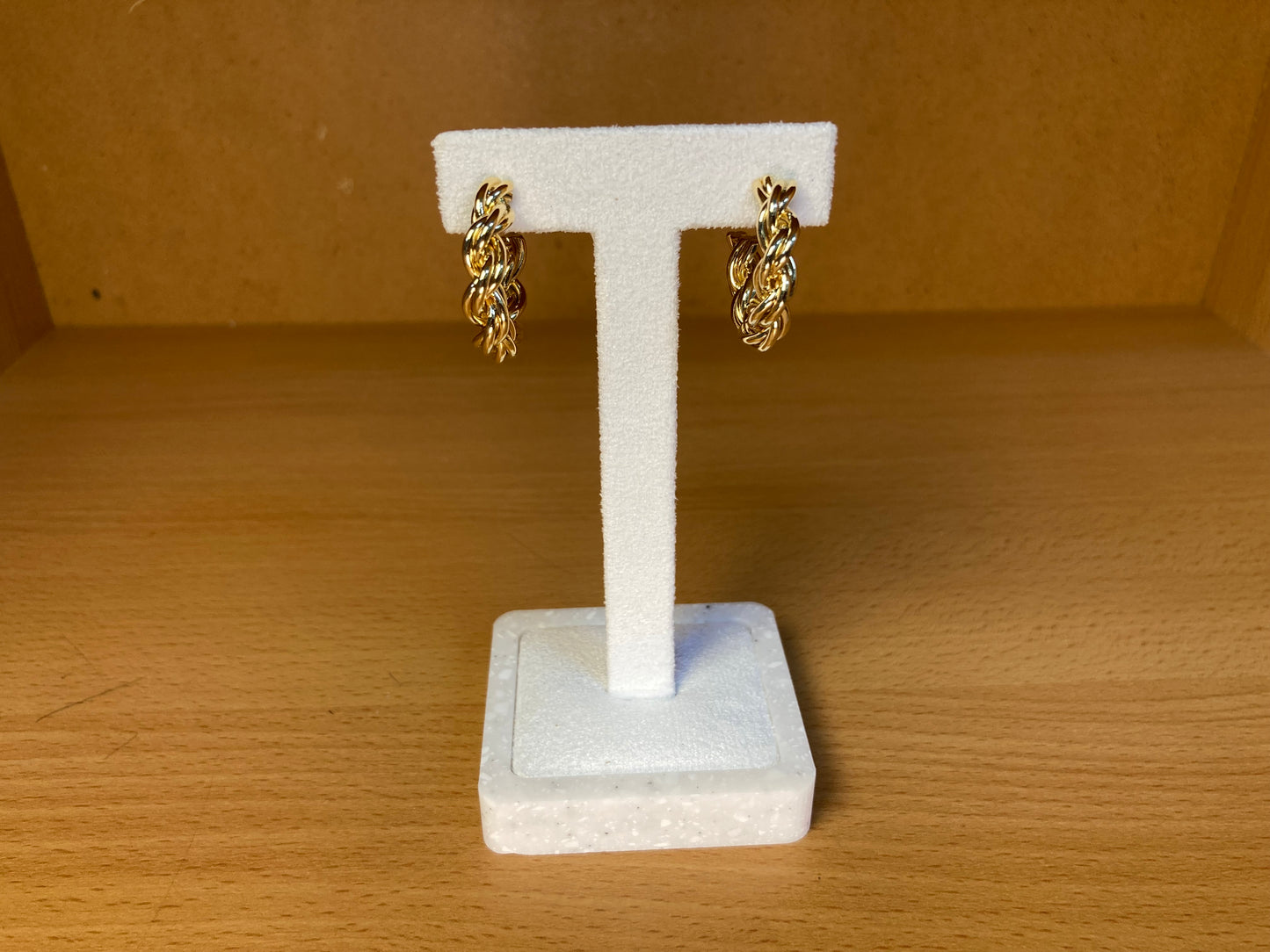 Chunky Rope Hoop Earrings