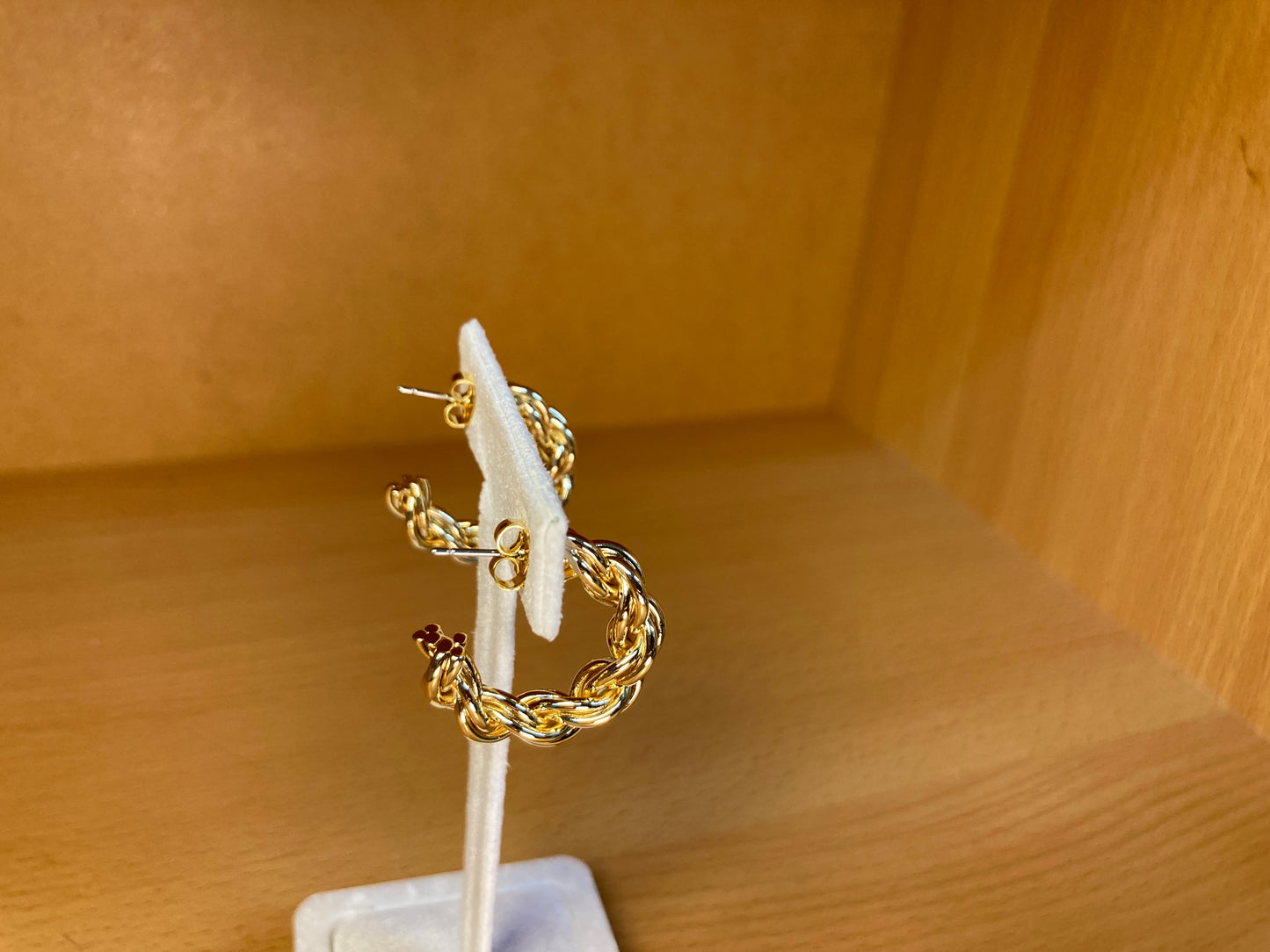 Chunky Rope Hoop Earrings