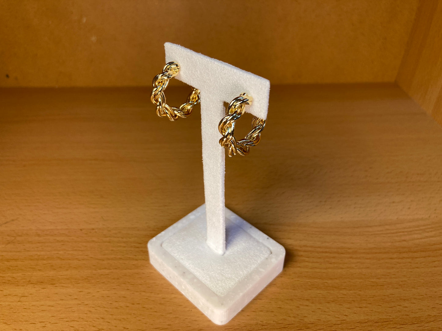 Chunky Rope Hoop Earrings