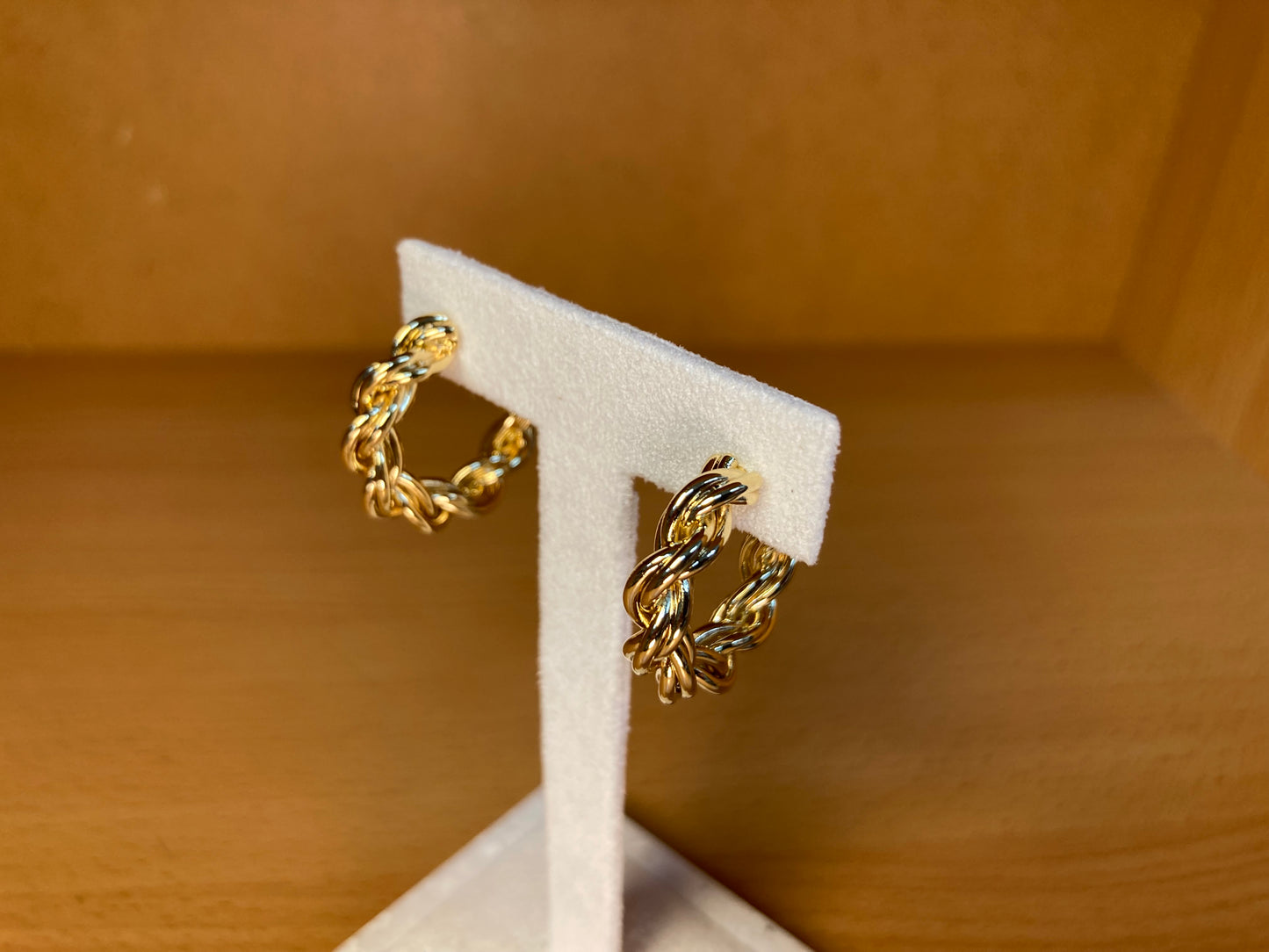Chunky Rope Hoop Earrings