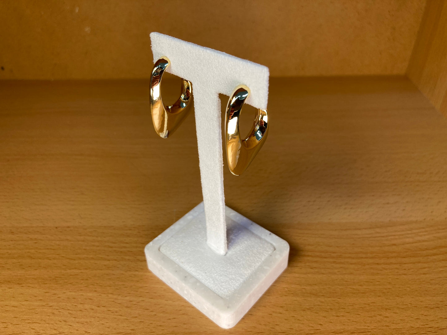 Chunky Tapered Hoop Earrings