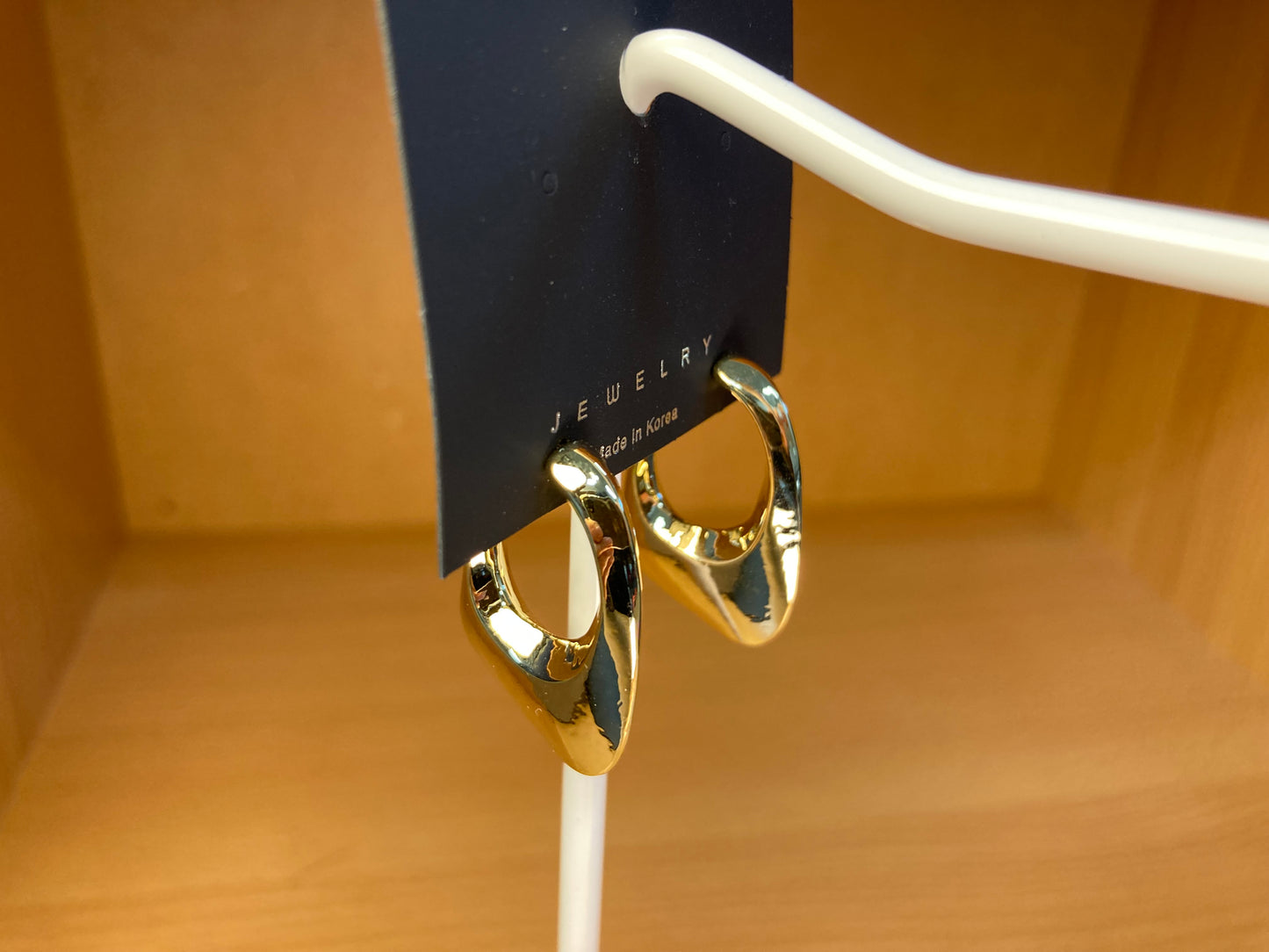Chunky Tapered Hoop Earrings