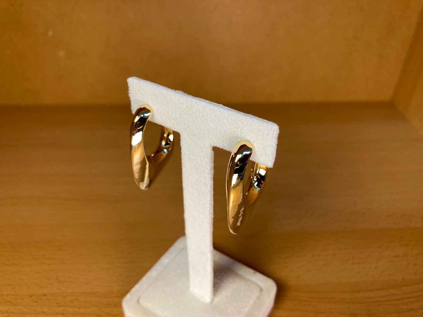 Chunky Tapered Hoop Earrings