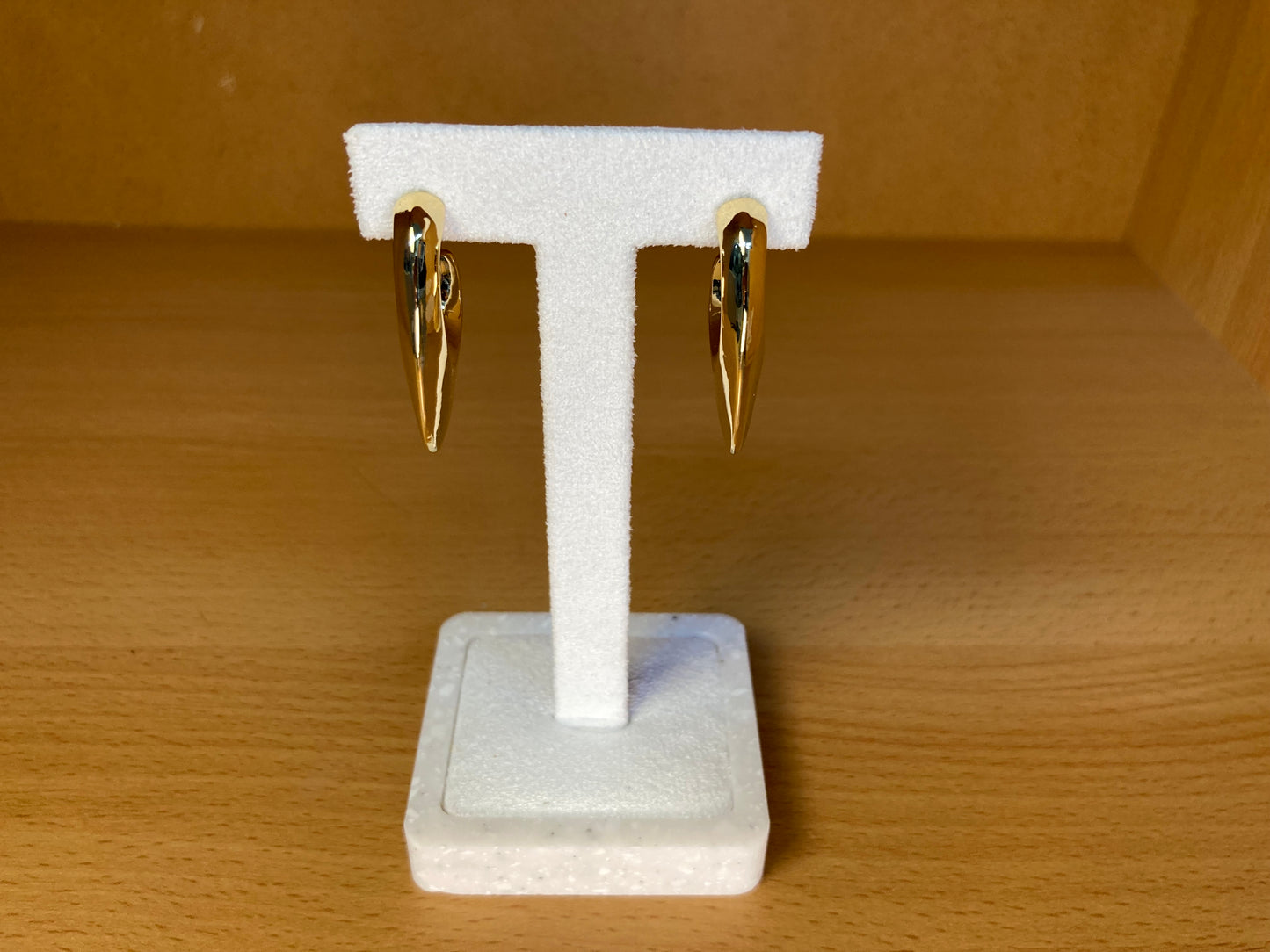 Chunky Tapered Hoop Earrings