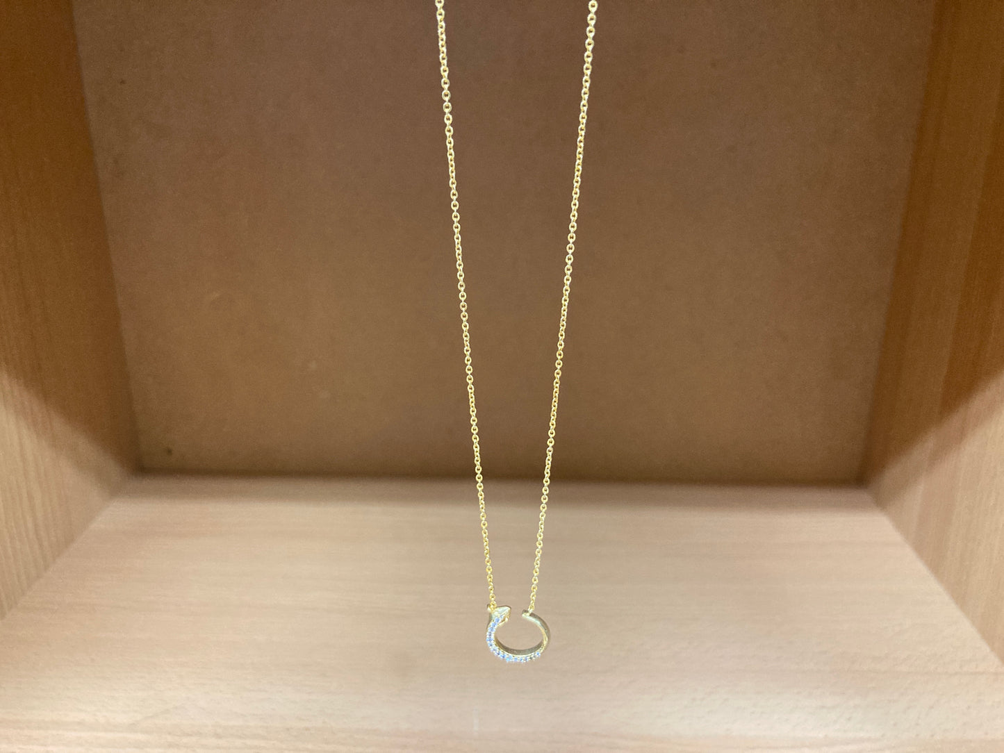 Tiny Treasures Seoul - Delicate Snake Necklace (Gold) 6