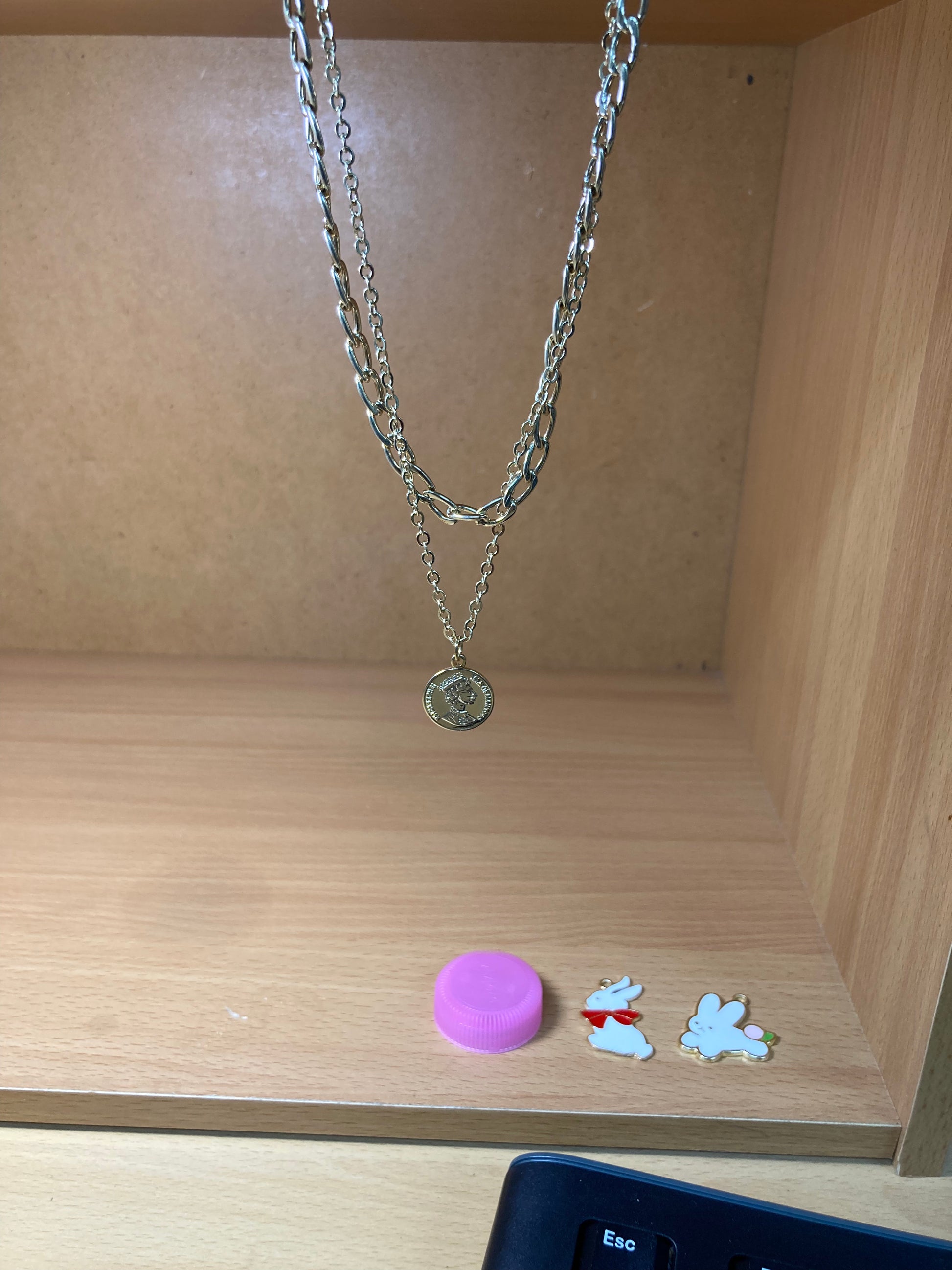 Tiny Treasures Seoul - Elizabeth Coin Layered Chain Necklace