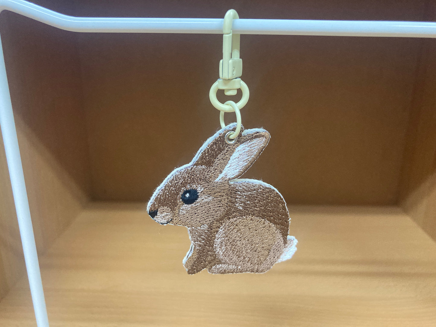 Tiny Treasures Seoul - Embroidered Bunny Bag Charm 