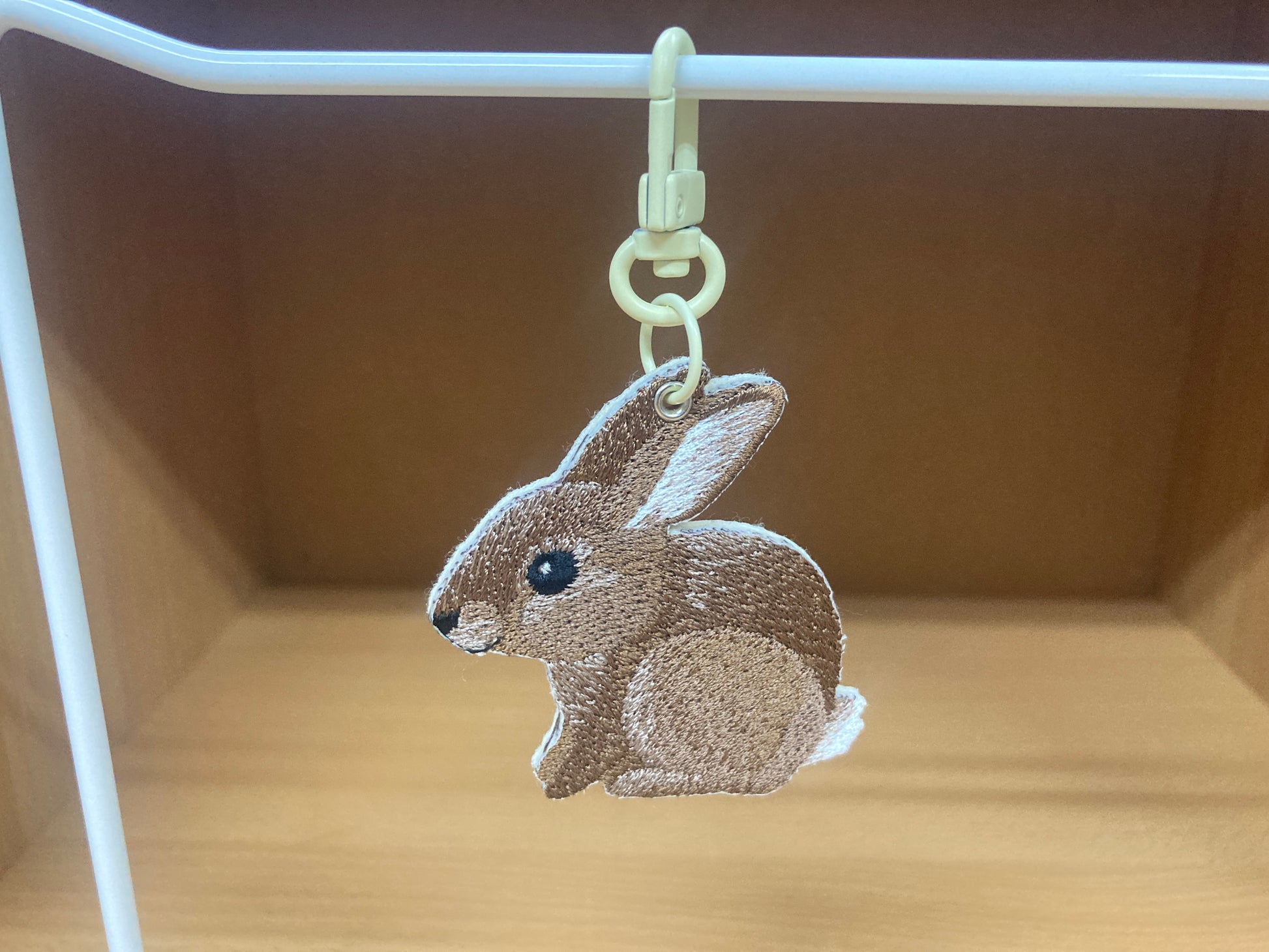 Tiny Treasures Seoul - Embroidered Bunny Bag Charm 