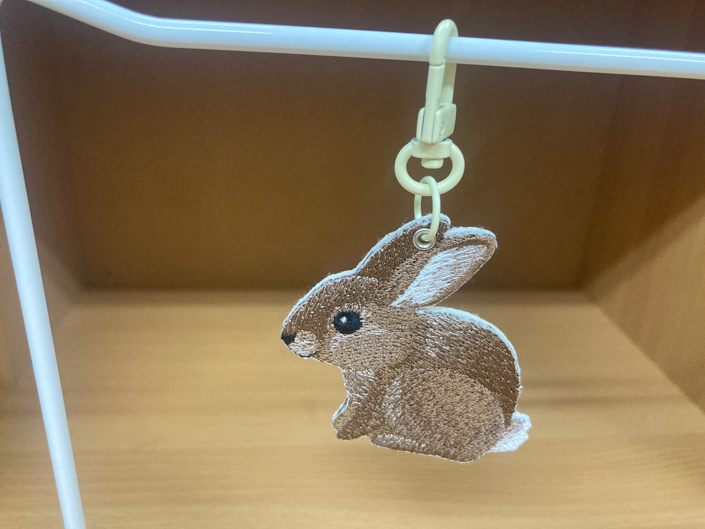 Tiny Treasures Seoul - Embroidered Bunny Bag Charm 3