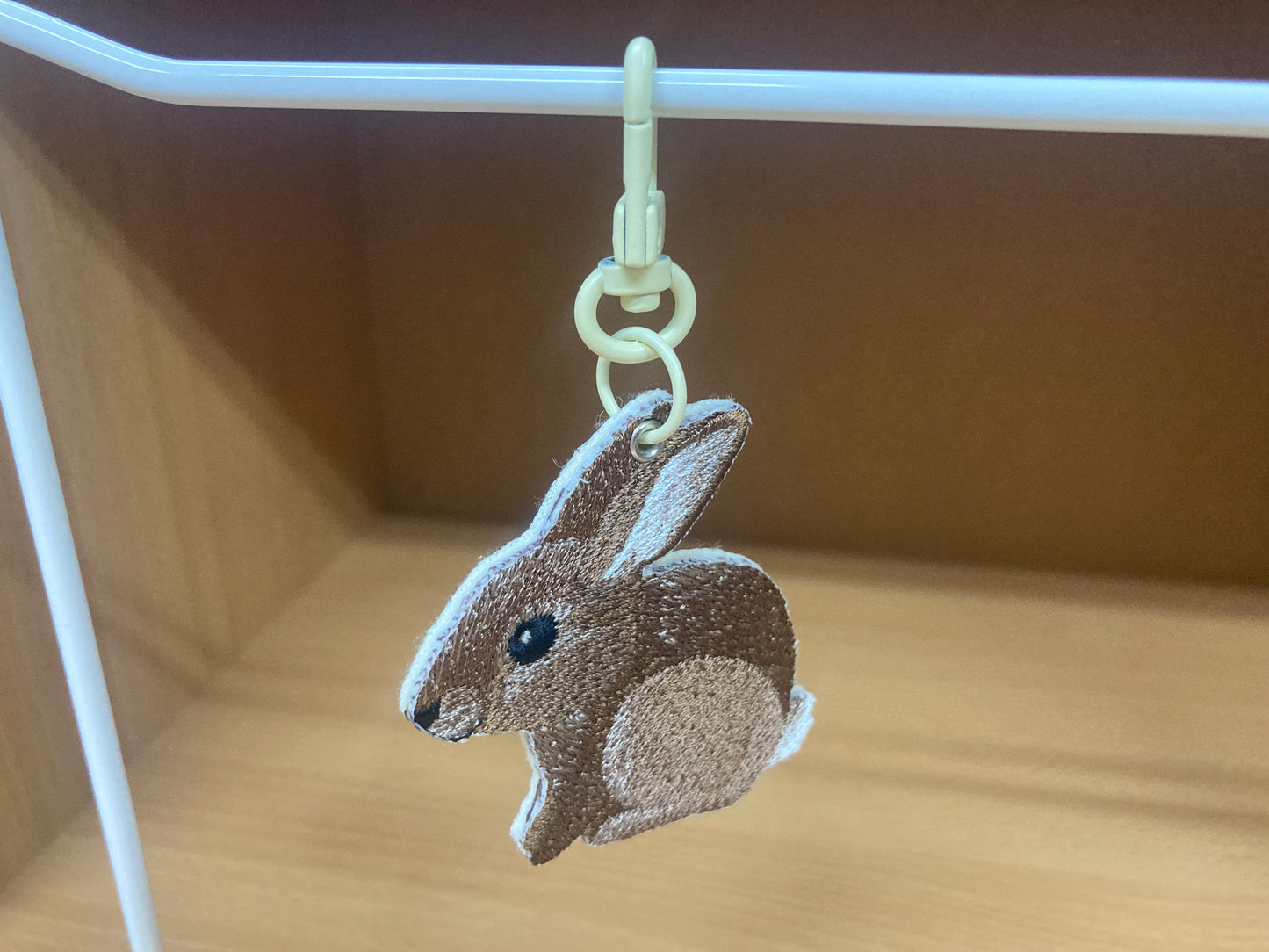 Tiny Treasures Seoul - Embroidered Bunny Bag Charm 4