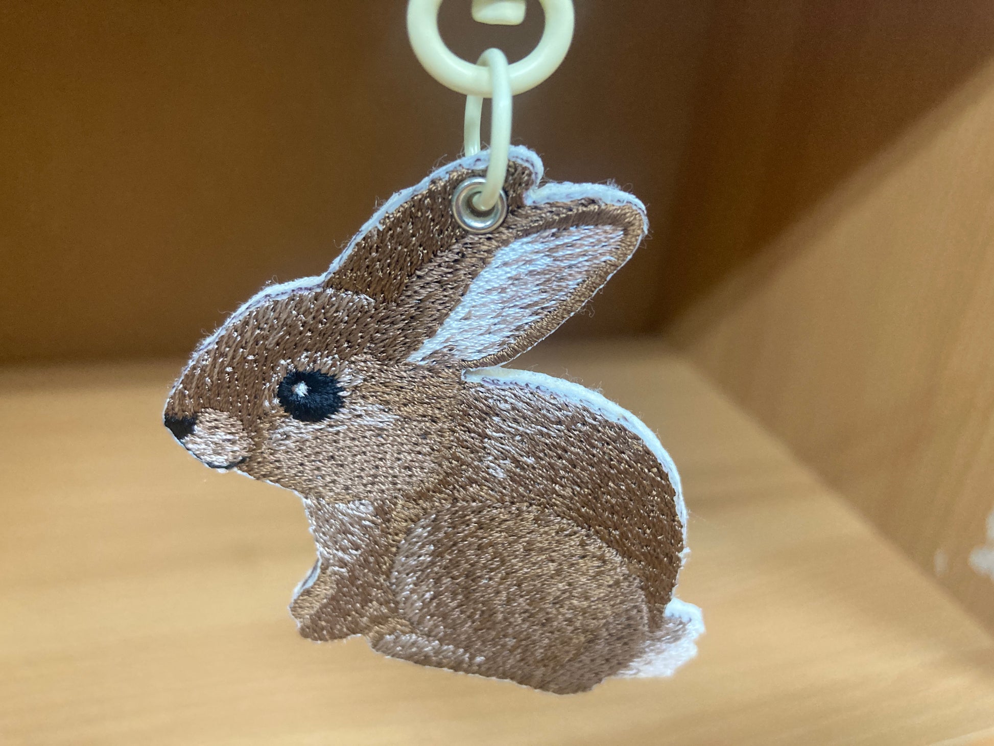 Tiny Treasures Seoul - Embroidered Bunny Bag Charm 8
